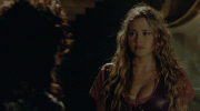 Estella Warren (cleavage) Beauty and the Beast